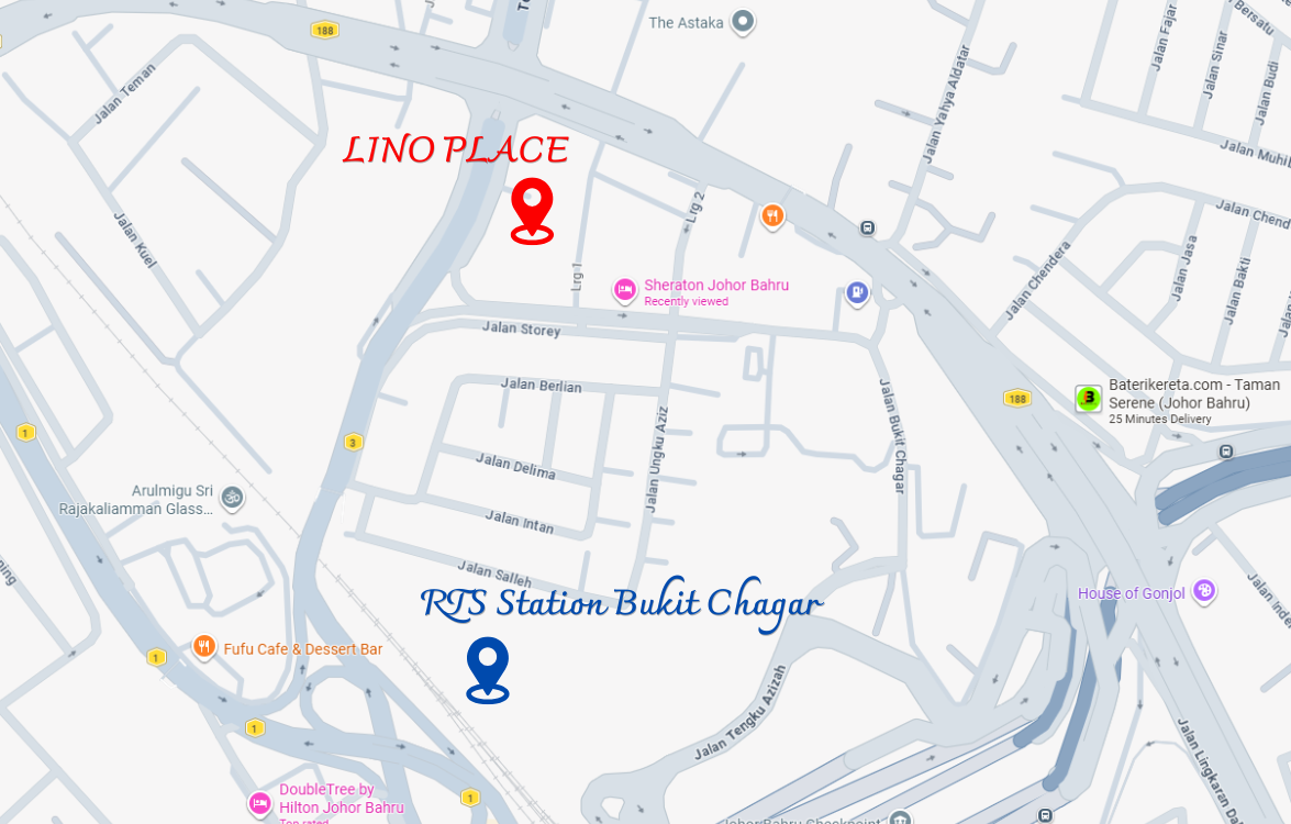 Lino Suites by Kimlun Land Map View