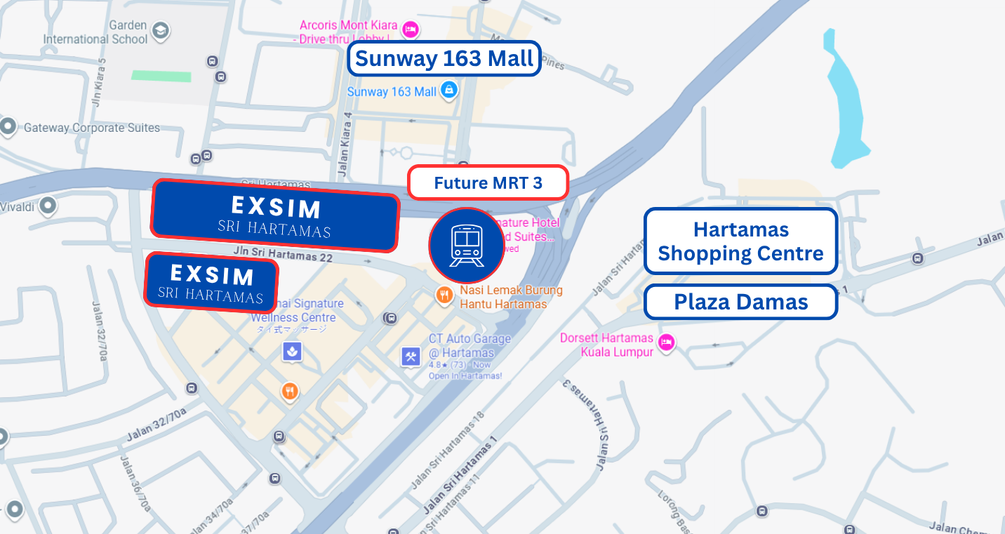 EXSIM Sri Hartamas | Map View