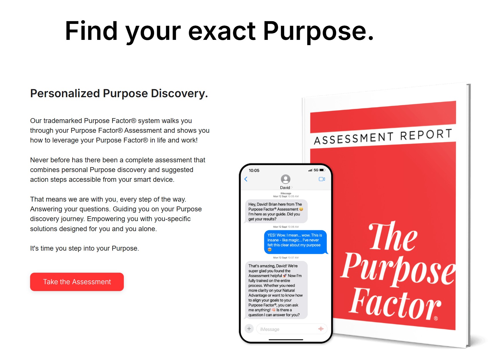 Purpose Factor® Assessment on all devices