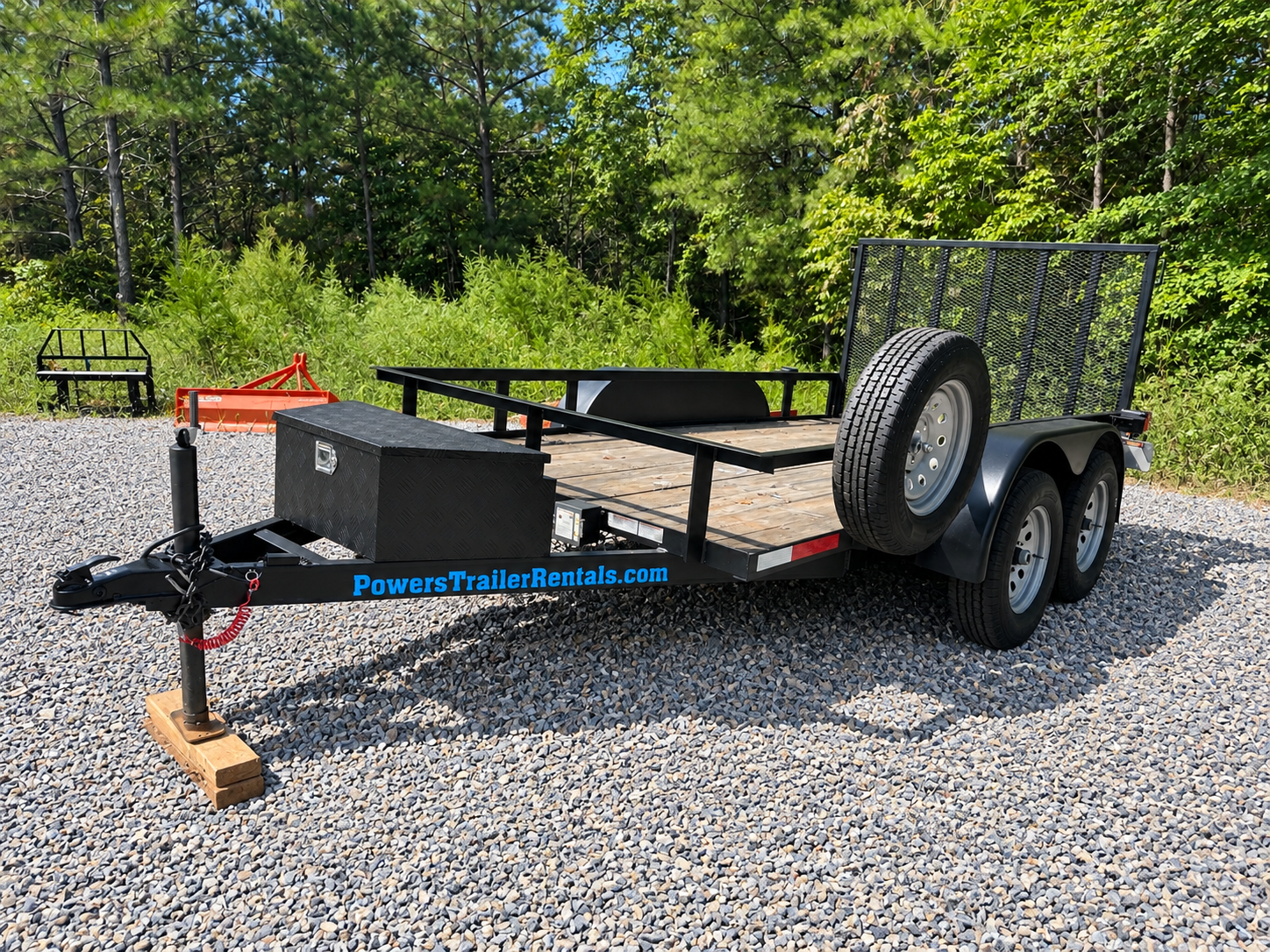 Trailer available to rent from Powers Trailer Rentals in Talking Rock, GA