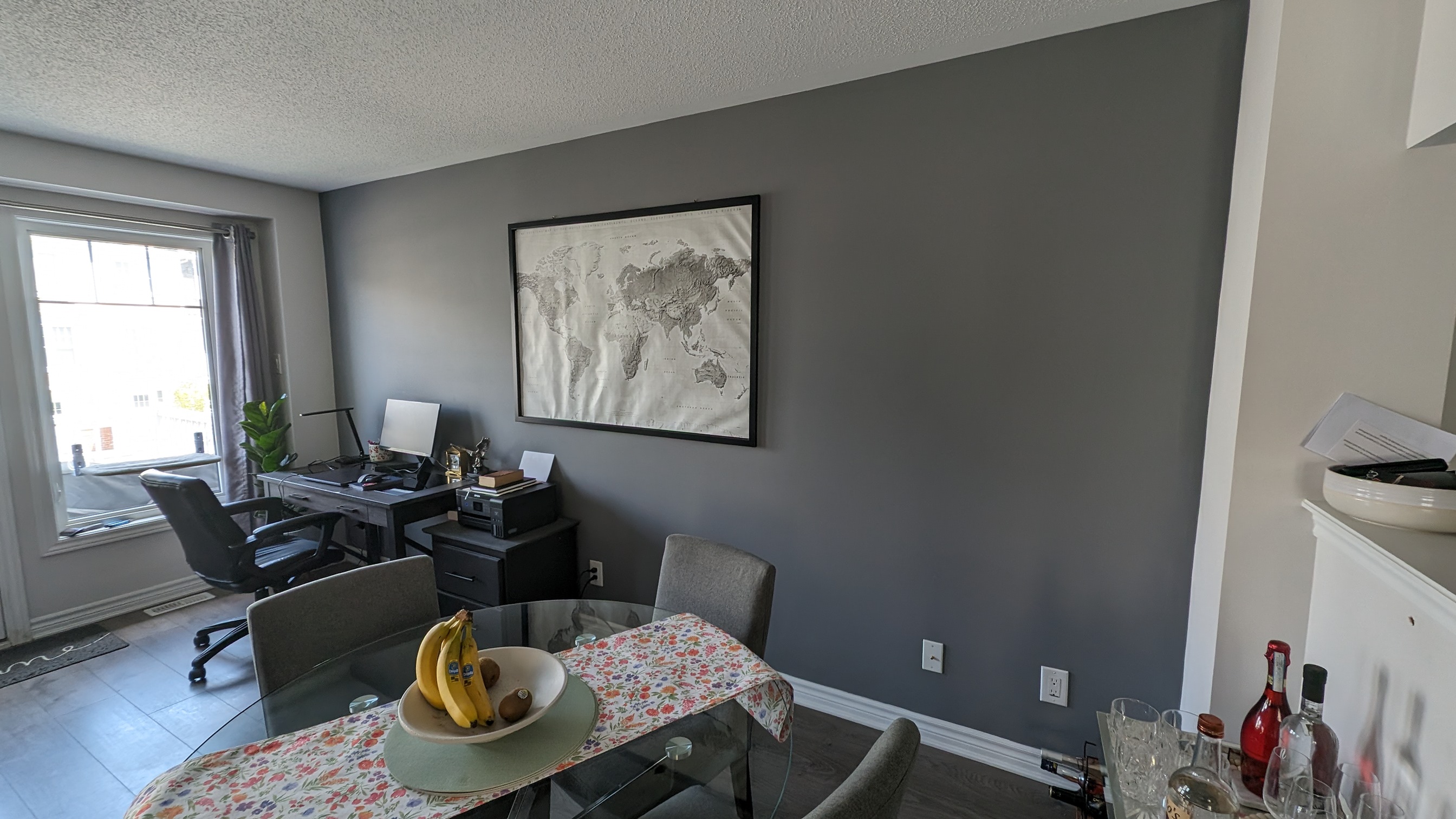 Ottawa home before staging — living room before Romana Kosch