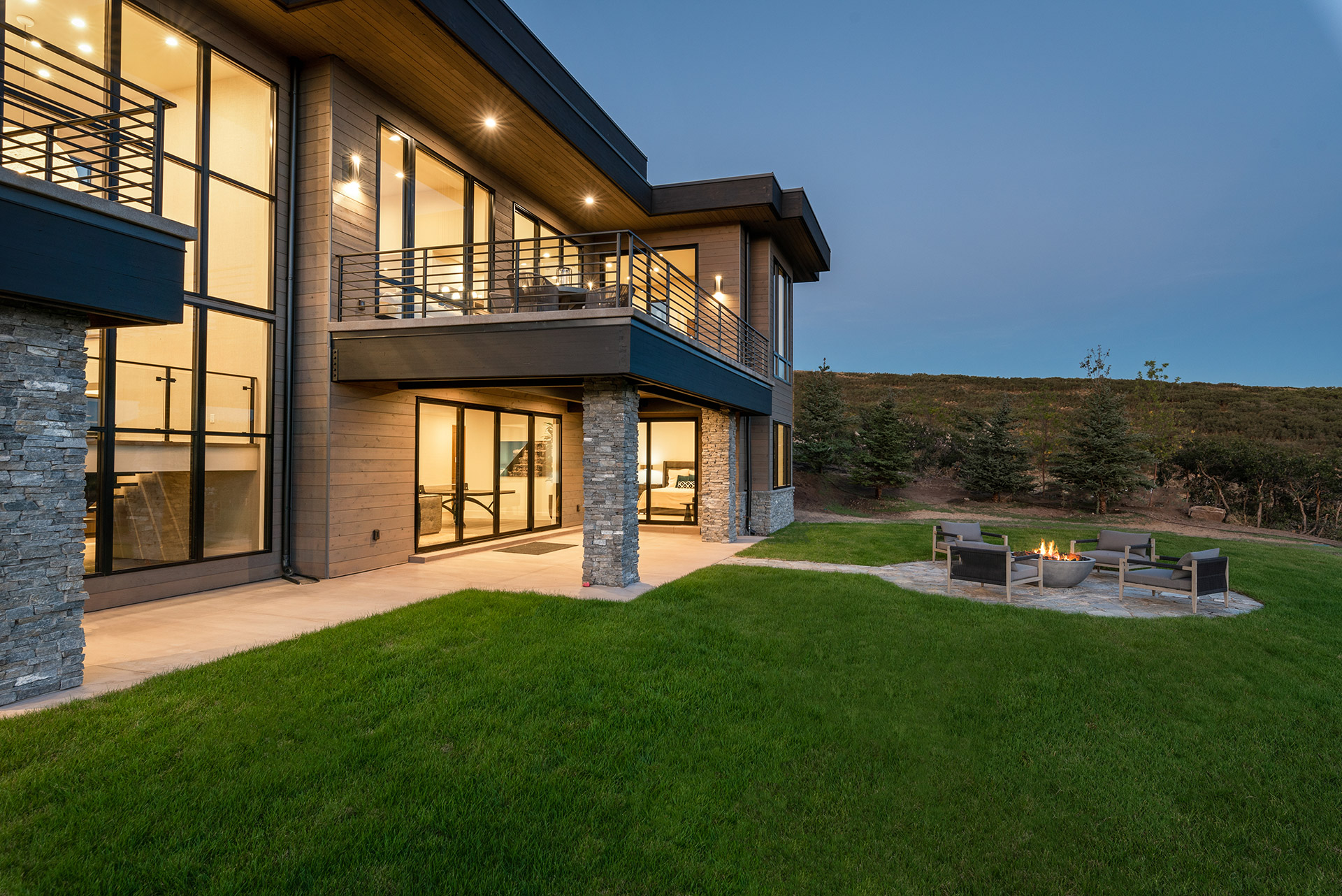 Sliding glass doors