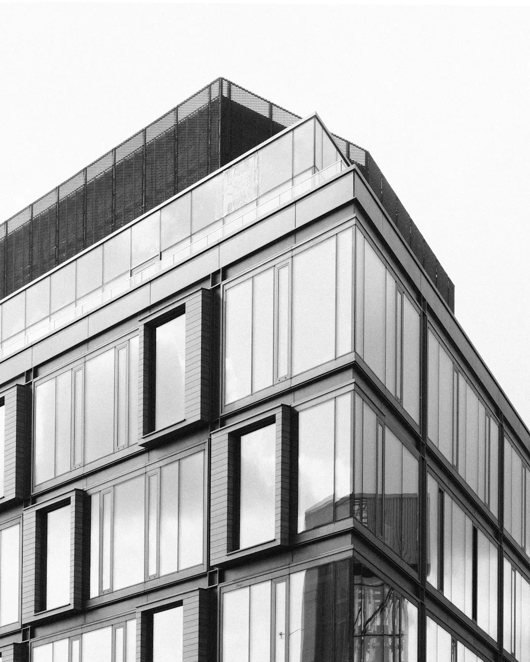 Commercial glass installation