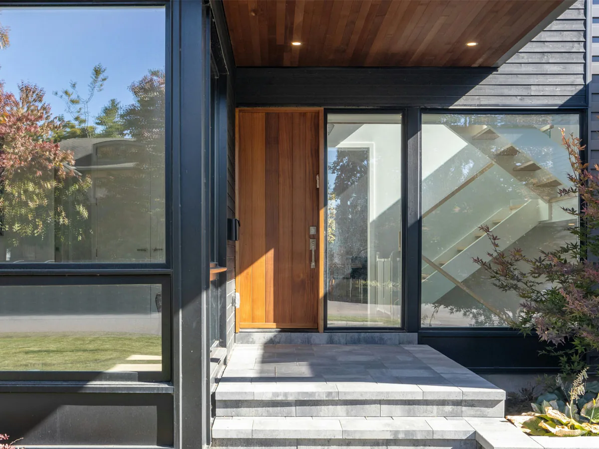 Exterior door quality detail