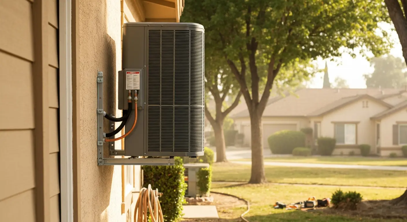 AC unit installation