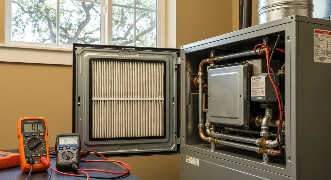 Furnace maintenance service