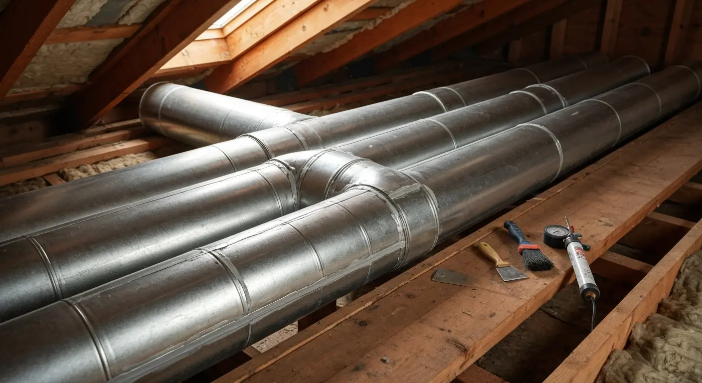 Duct sealing process