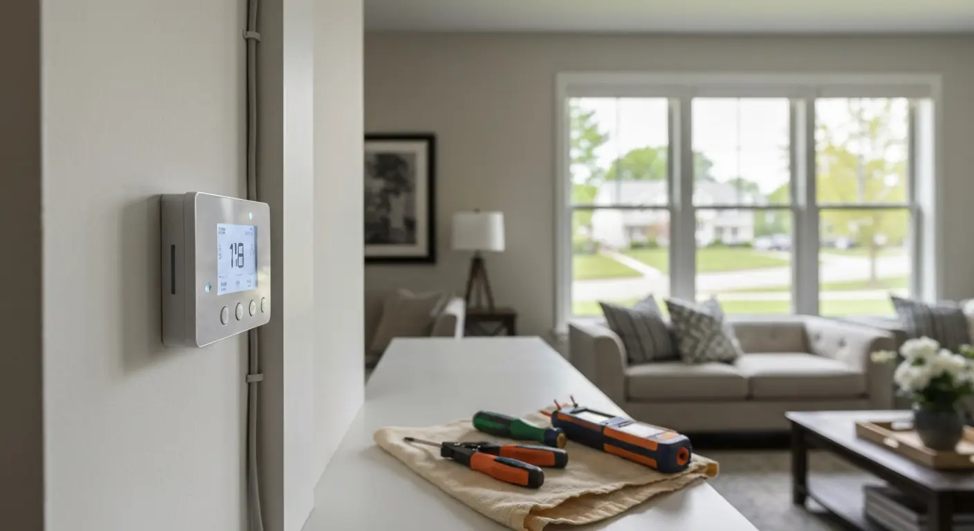 Smart thermostat installation