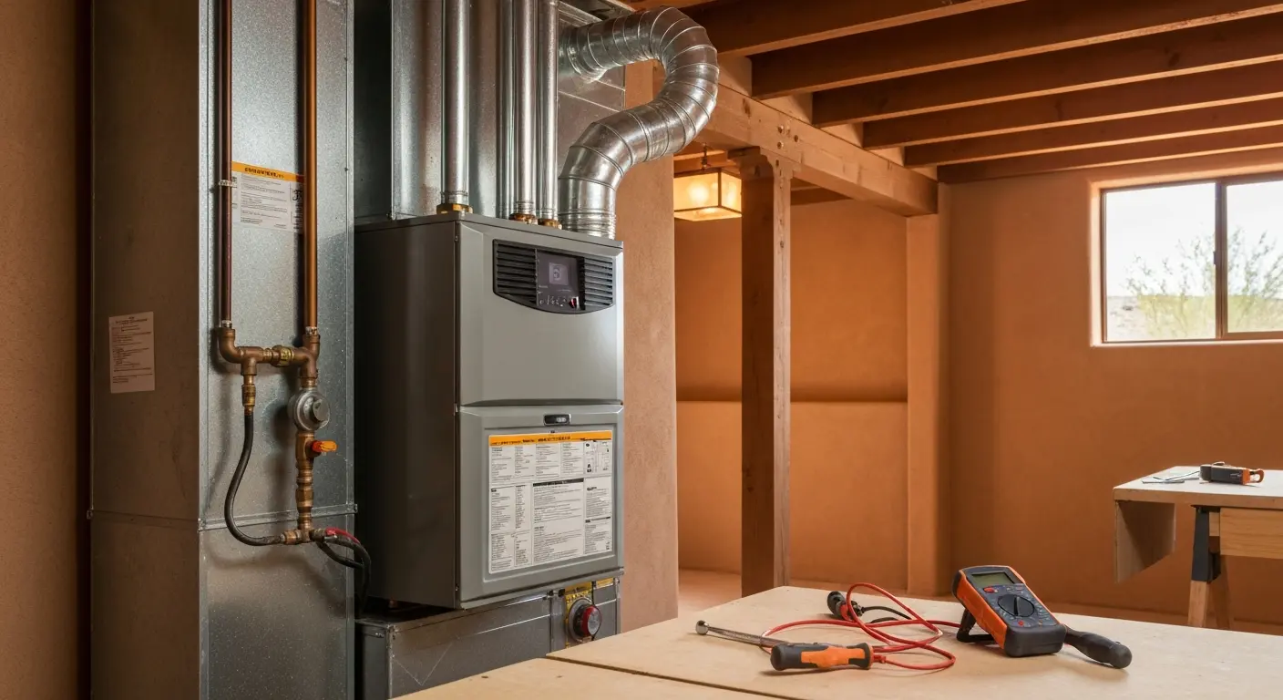 Furnace repair work
