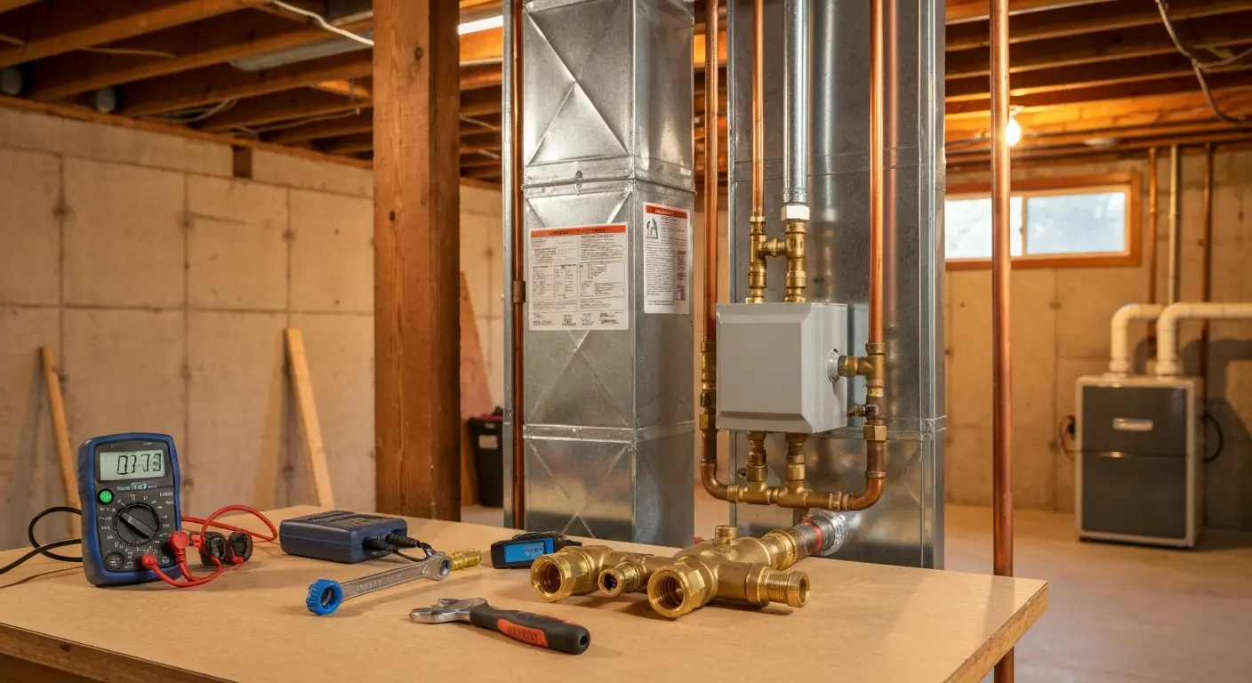 Furnace repair service in Byron