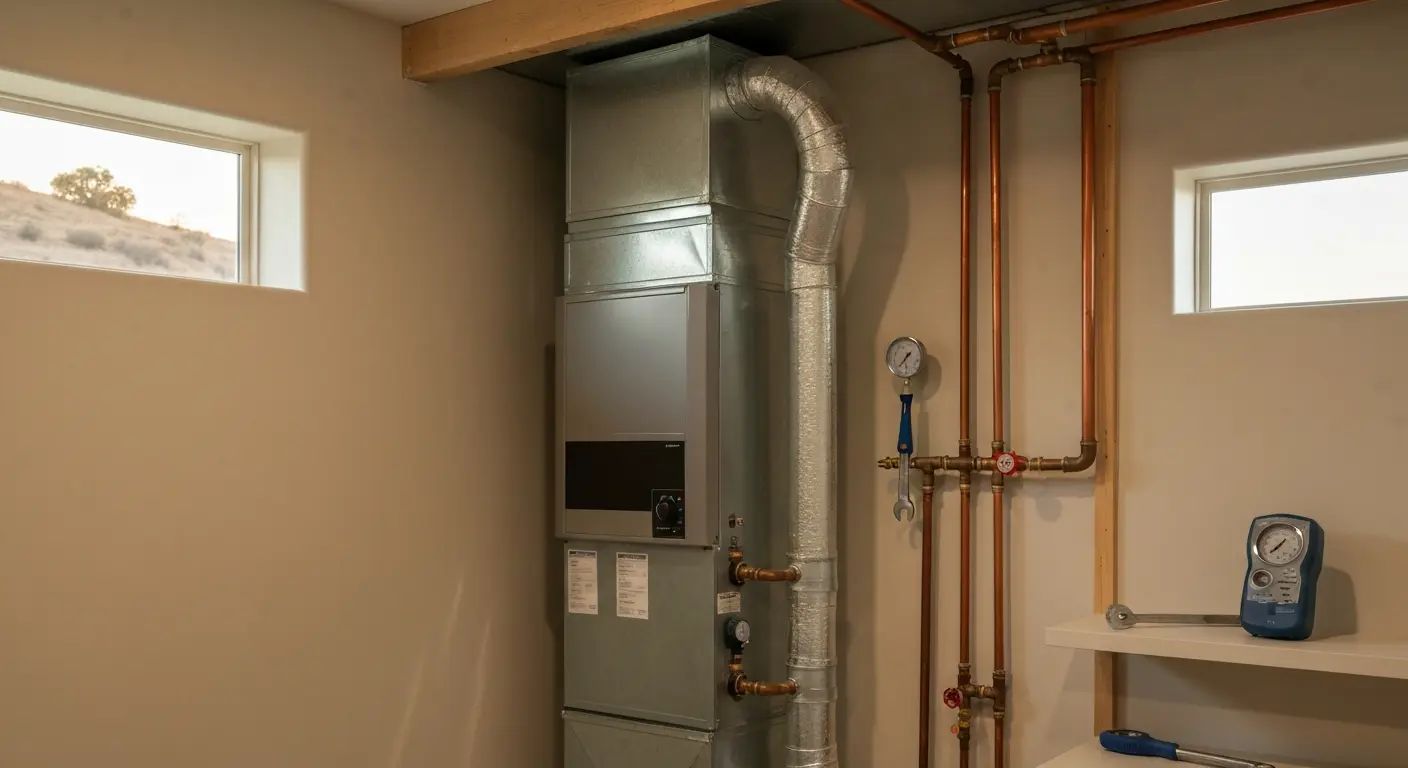 New furnace installation