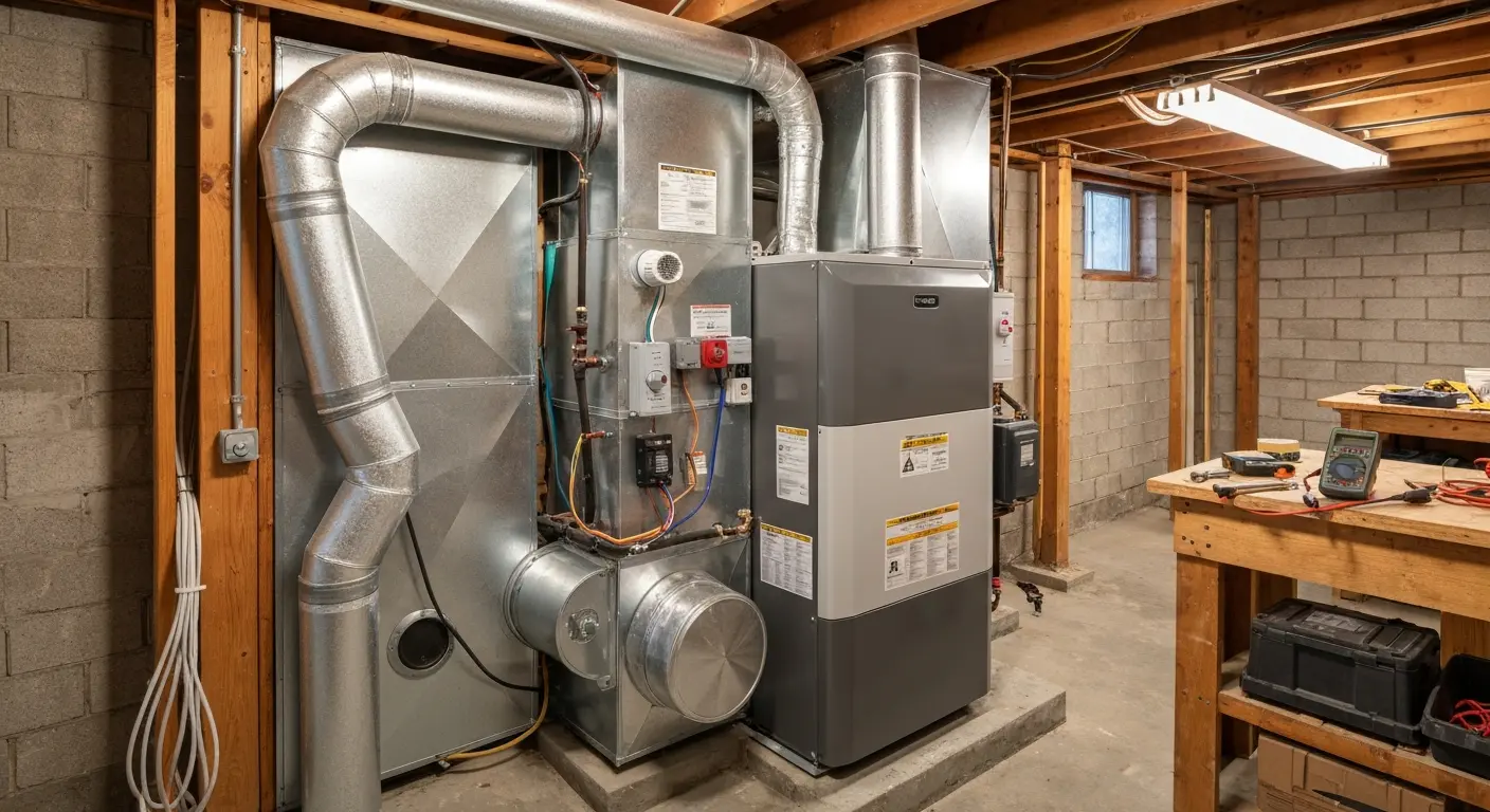 New furnace installation