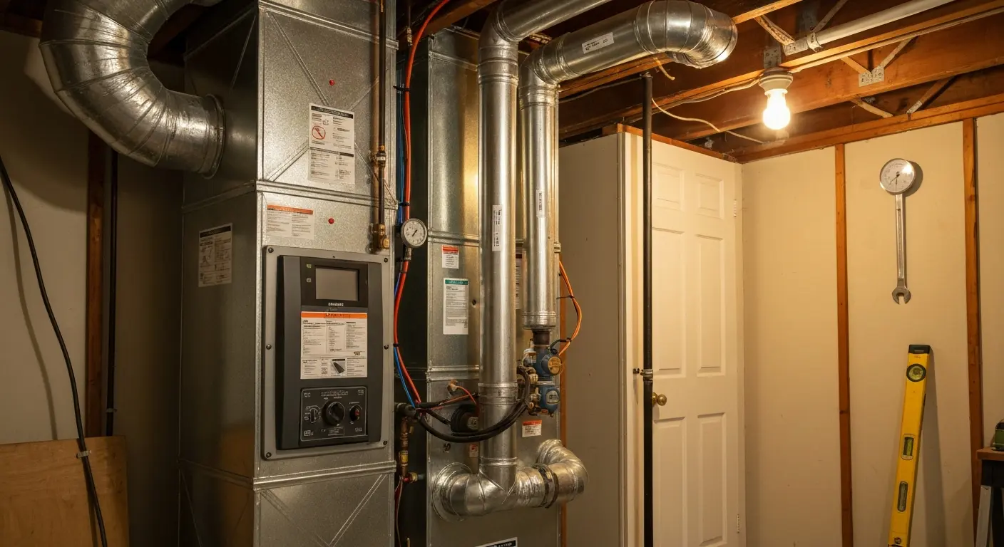 New furnace installation