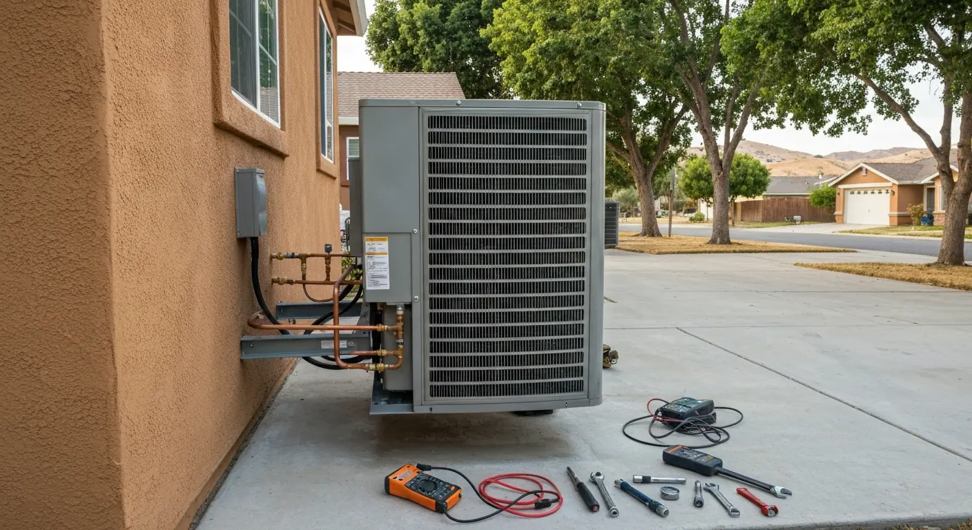 New air conditioning system installation