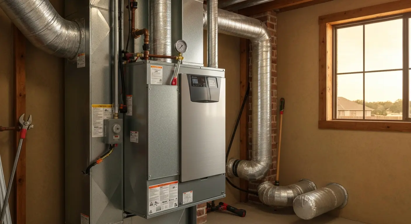 New furnace installation
