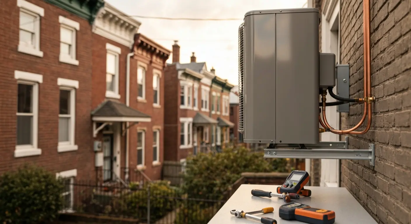 Heat pump installation