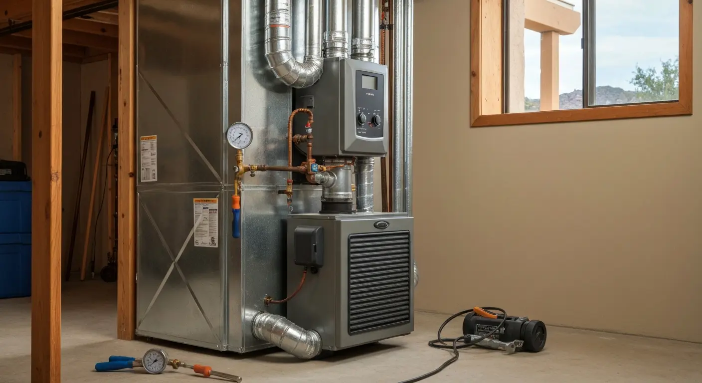 New furnace installation
