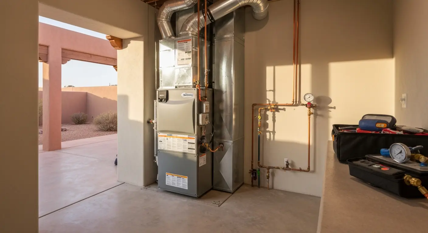 New furnace installation
