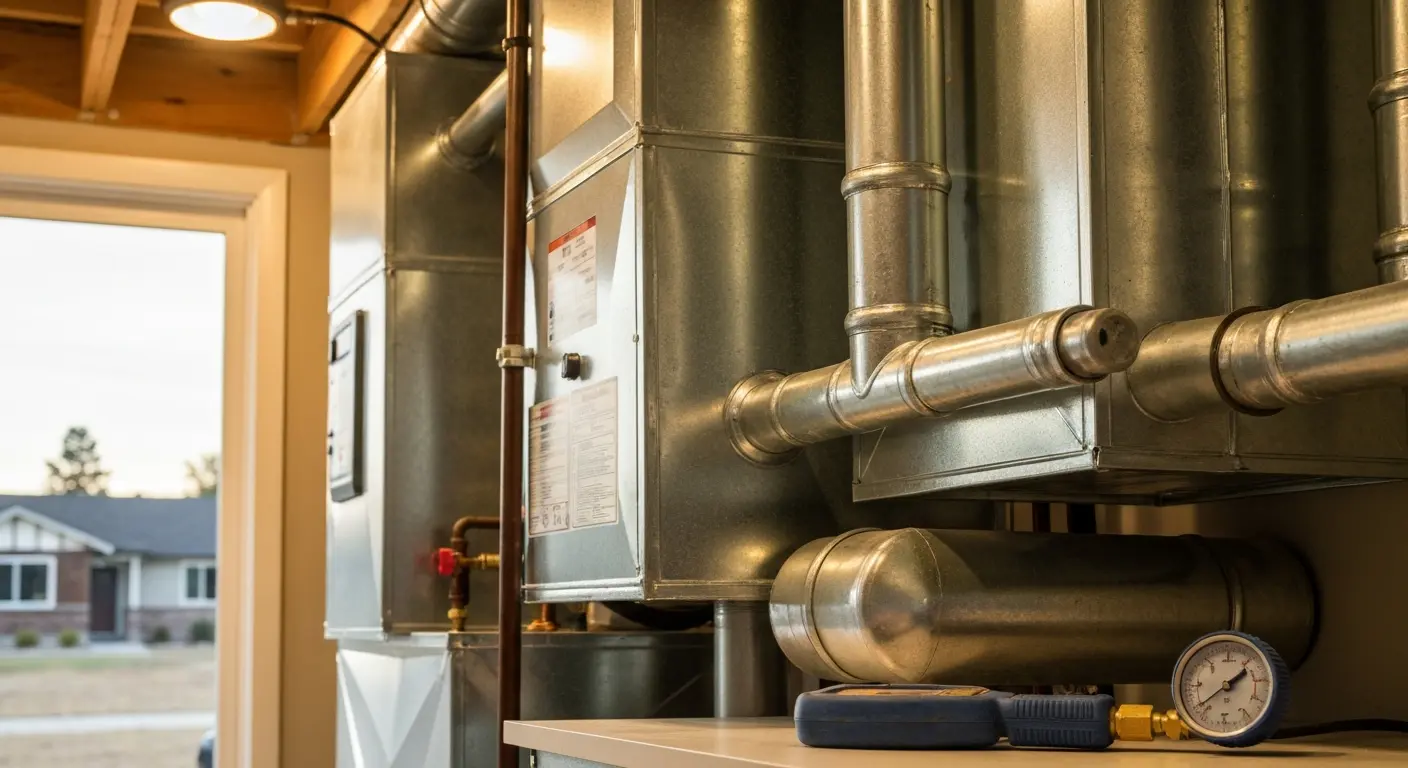 Furnace repair work