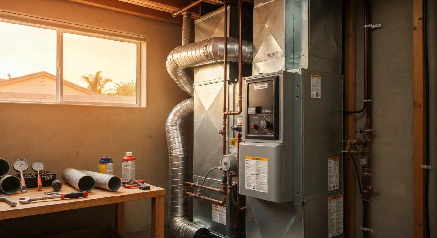 New furnace installation