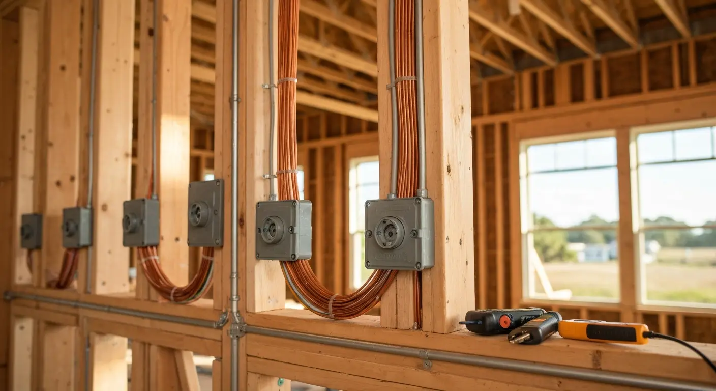 Custom wiring in new construction home