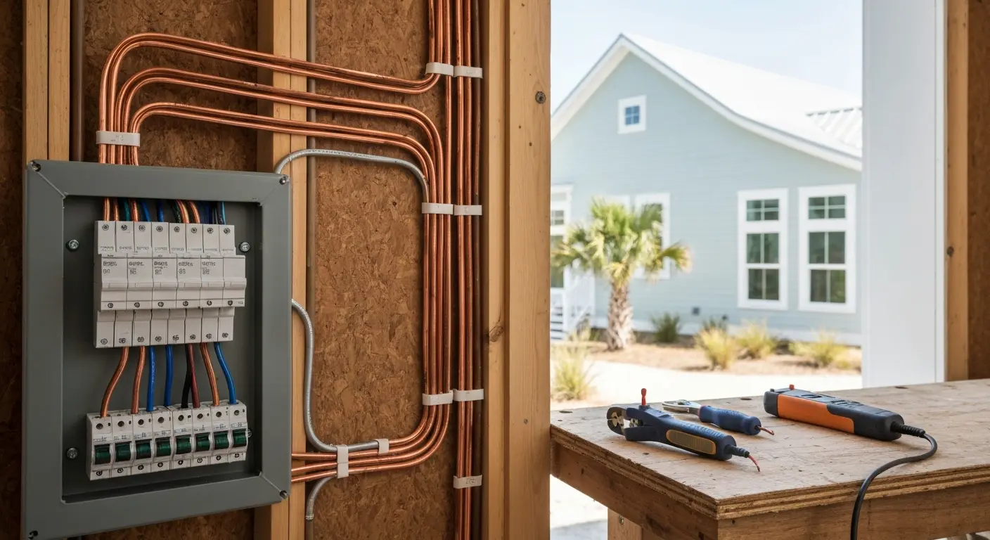 New wiring installation