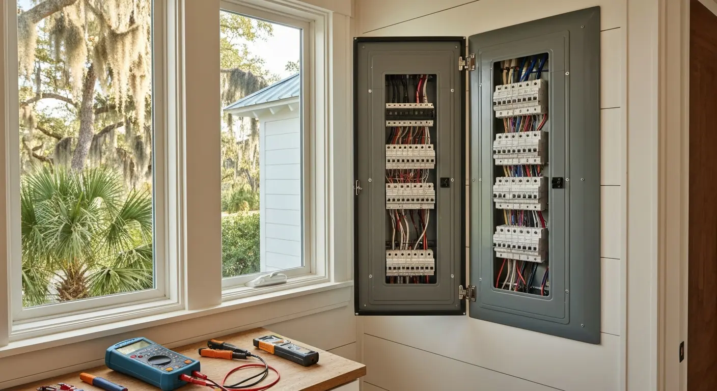 Electrical panel installation service