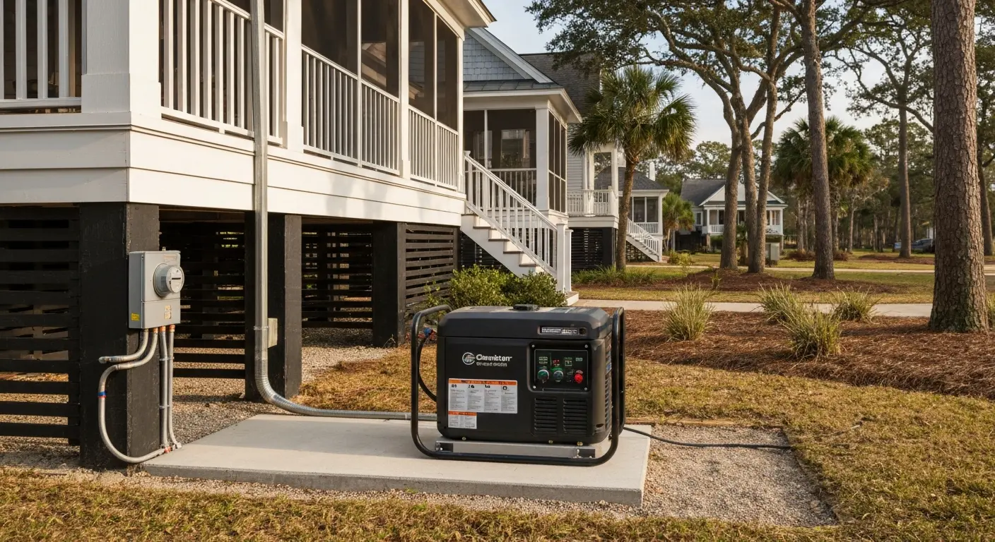 Home generator installation