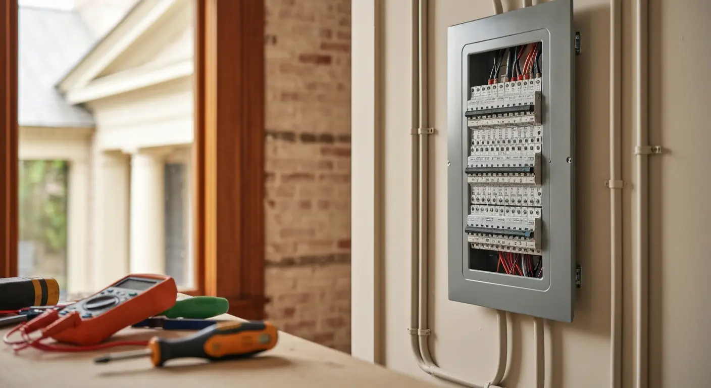 Main panel with sub panel installation