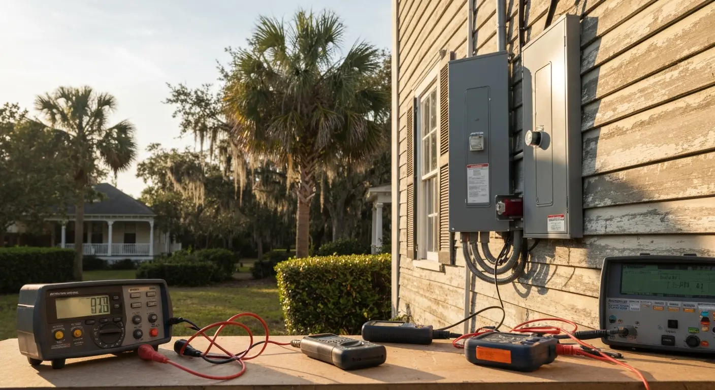 Electrical troubleshooting and power restoration