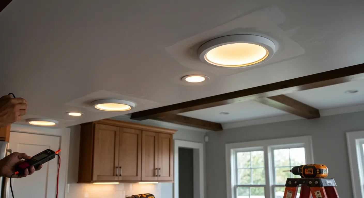 Recessed lighting installation