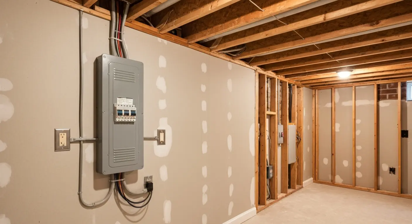 Basement sub panel setup