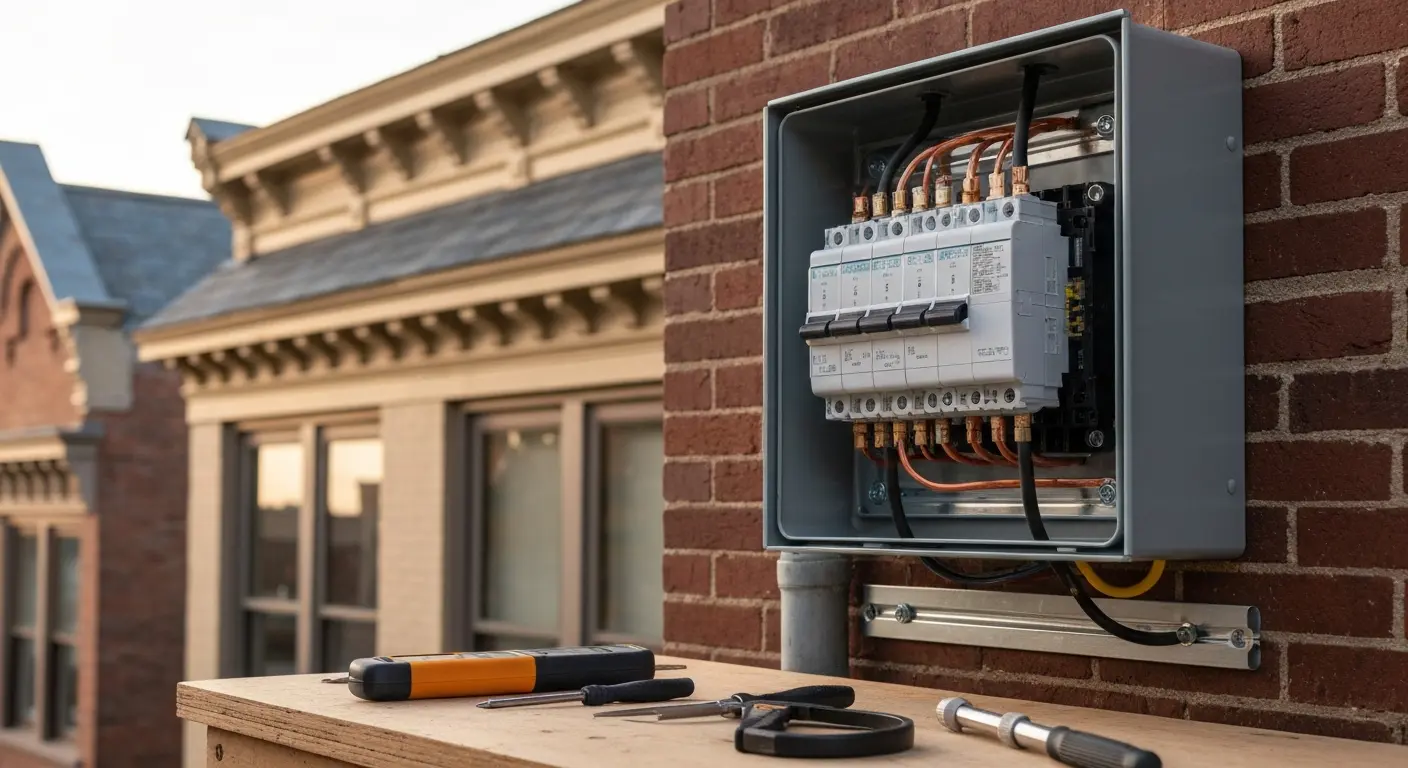 Electrical panel upgrade service