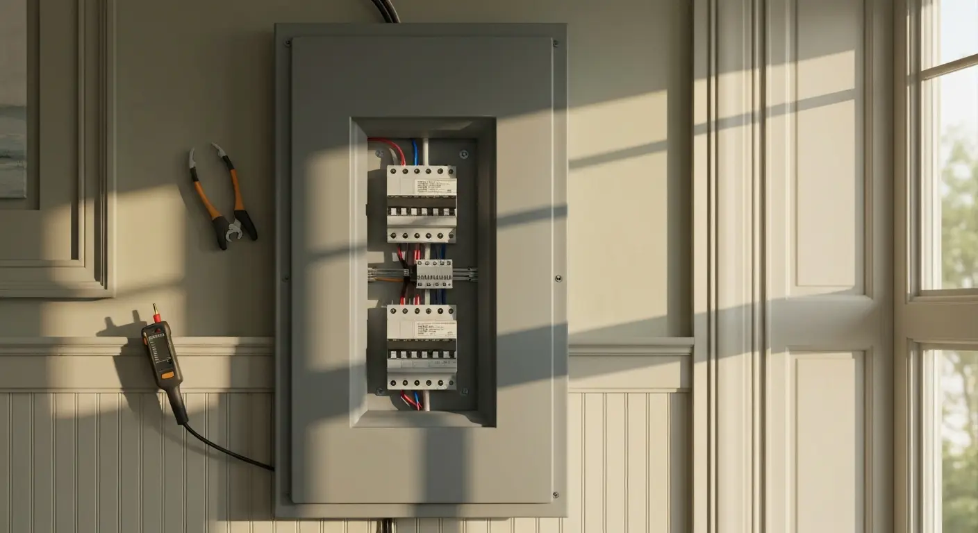 Residential electrical panel upgrade