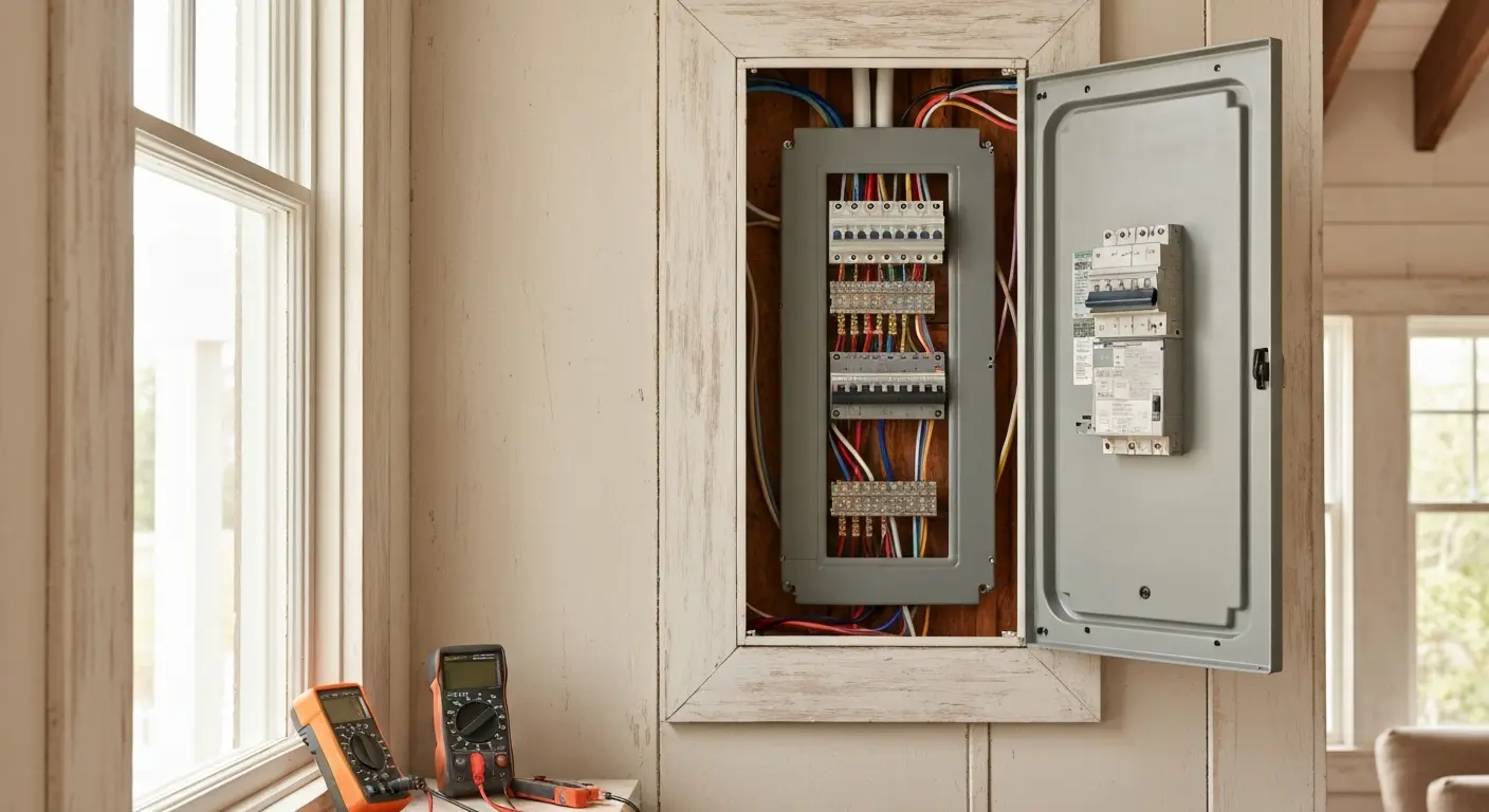 Electrical panel upgrade in Awendaw home