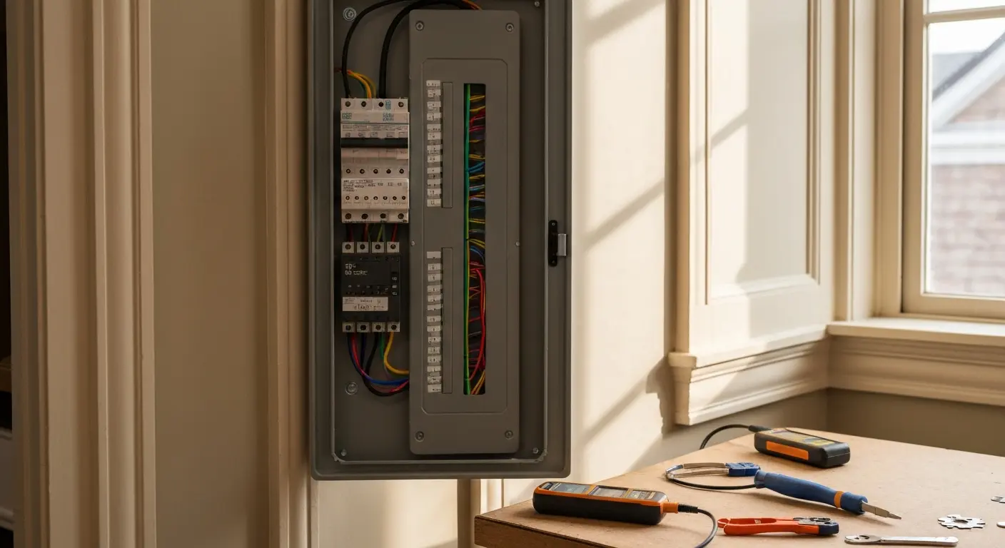 Electrical panel upgrade for EV charger