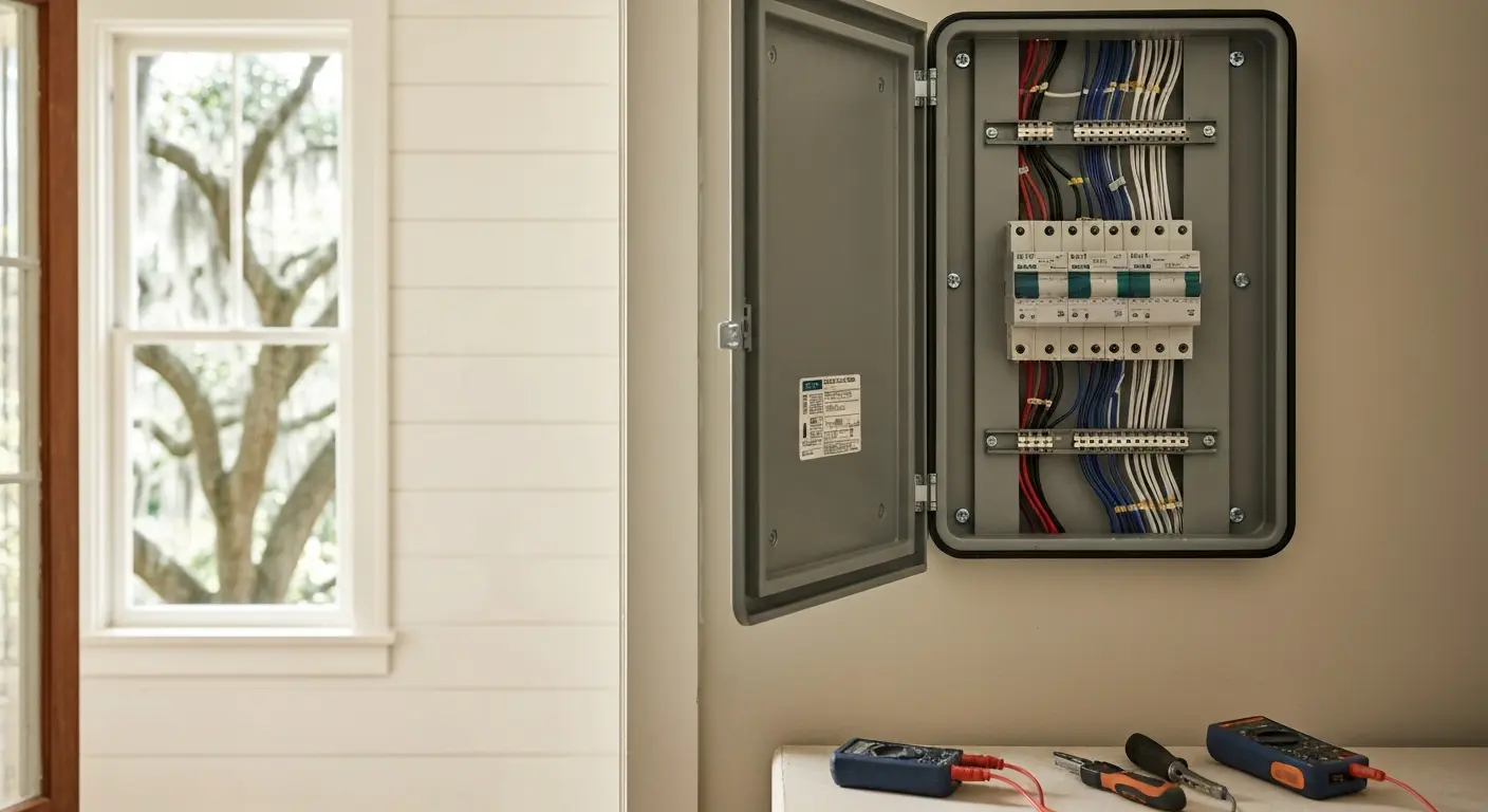 Electrical panel upgrade on James Island