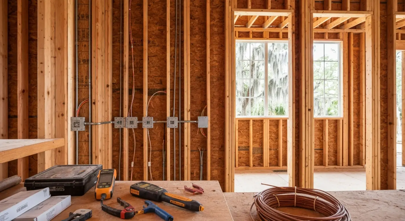 New construction residential wiring