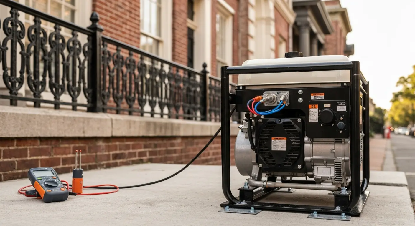 Commercial generator setup