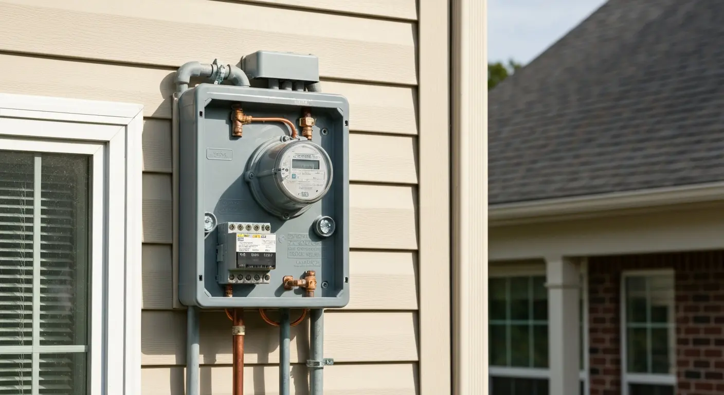 Meter replacement and sub-panel installation
