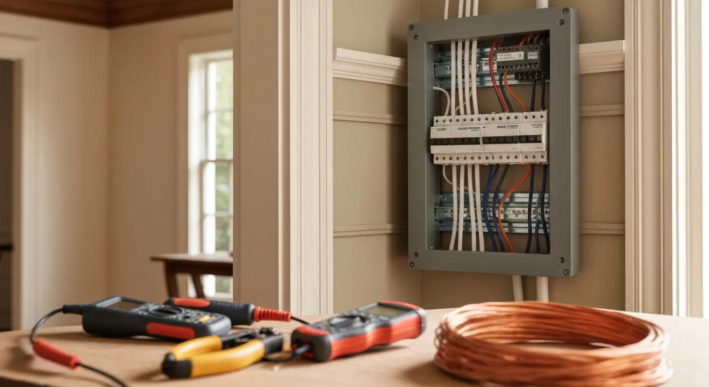 Electrical repair work