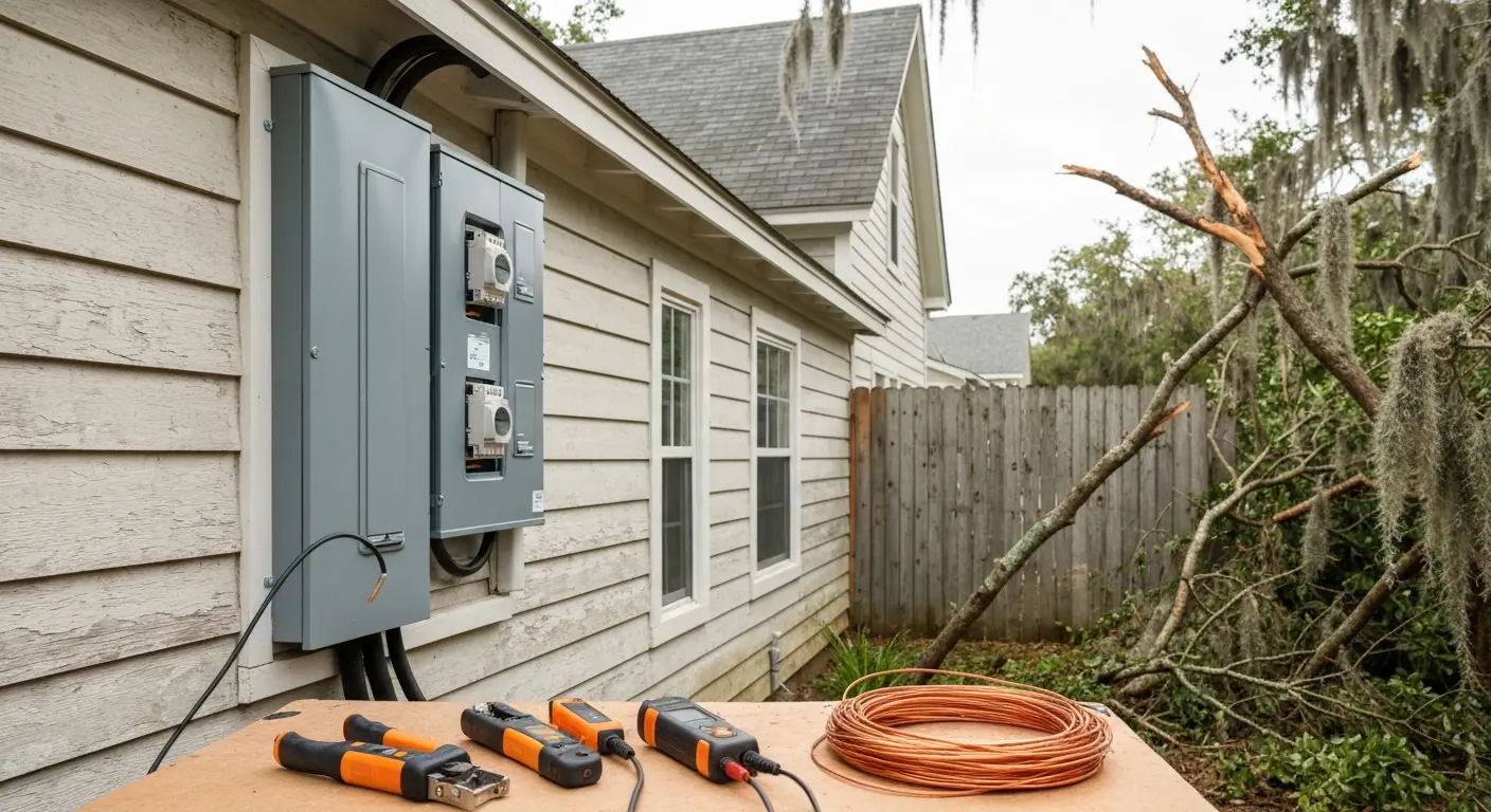 Emergency electrical repair