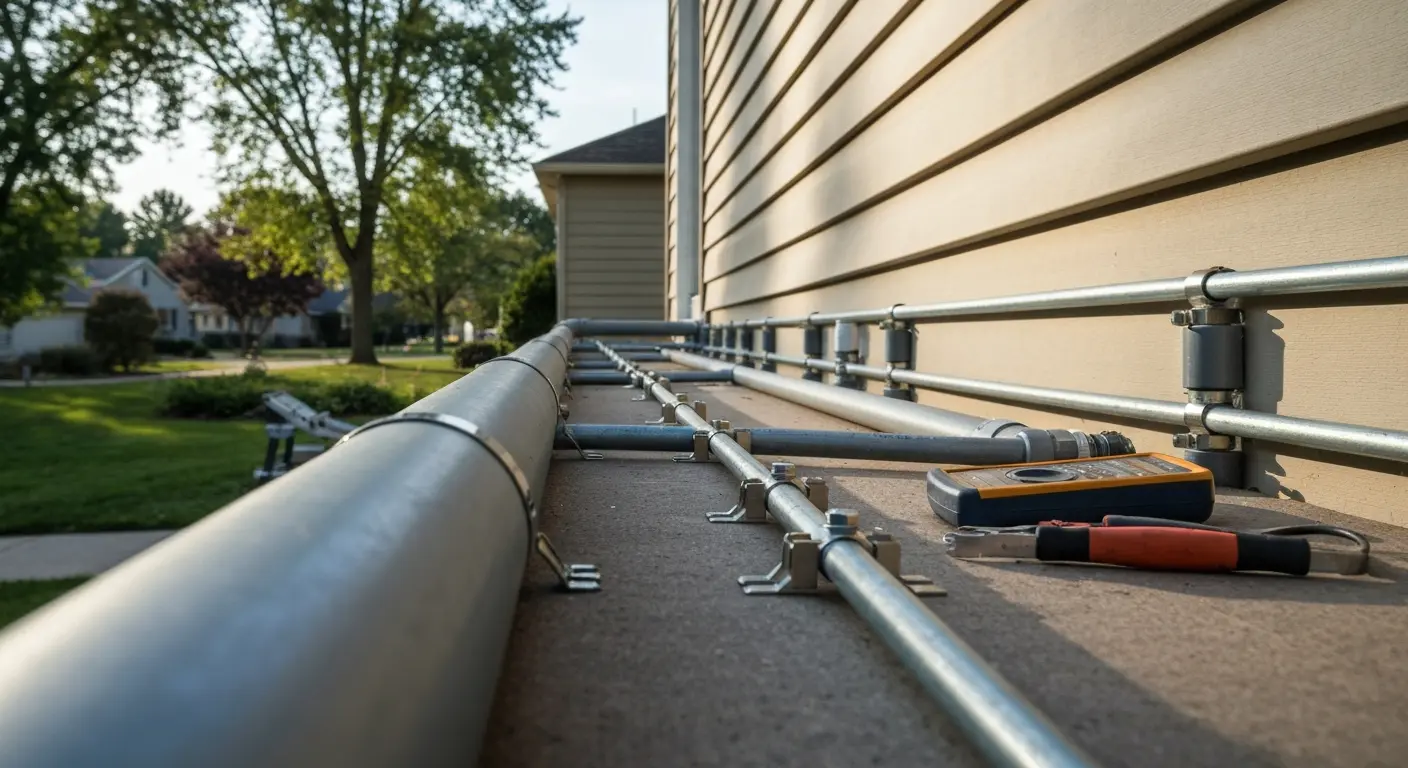 Outdoor conduit installation