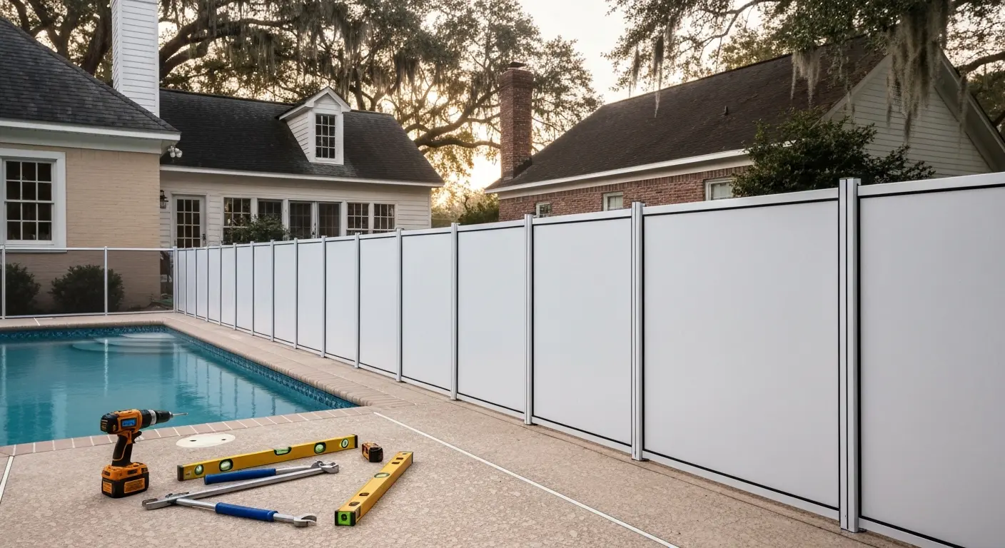 Pool panel installation
