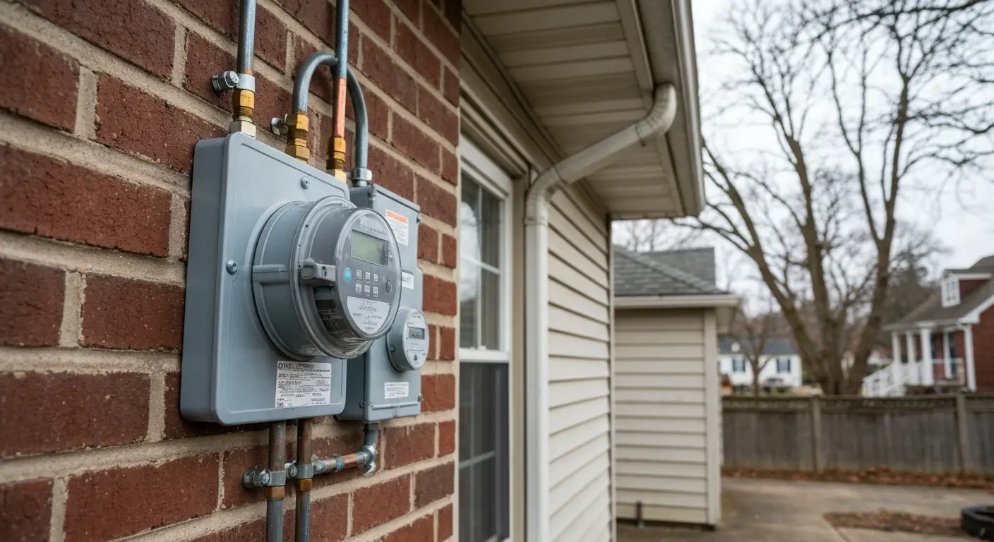 Meter service installation