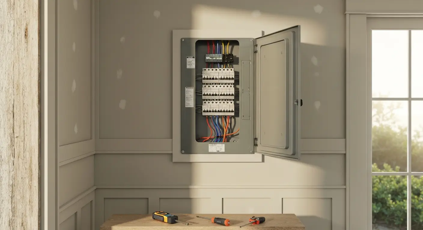 Electrical panel upgrade work