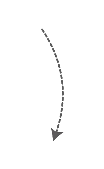 Dotted downward arrow for navigation on Color With Water website