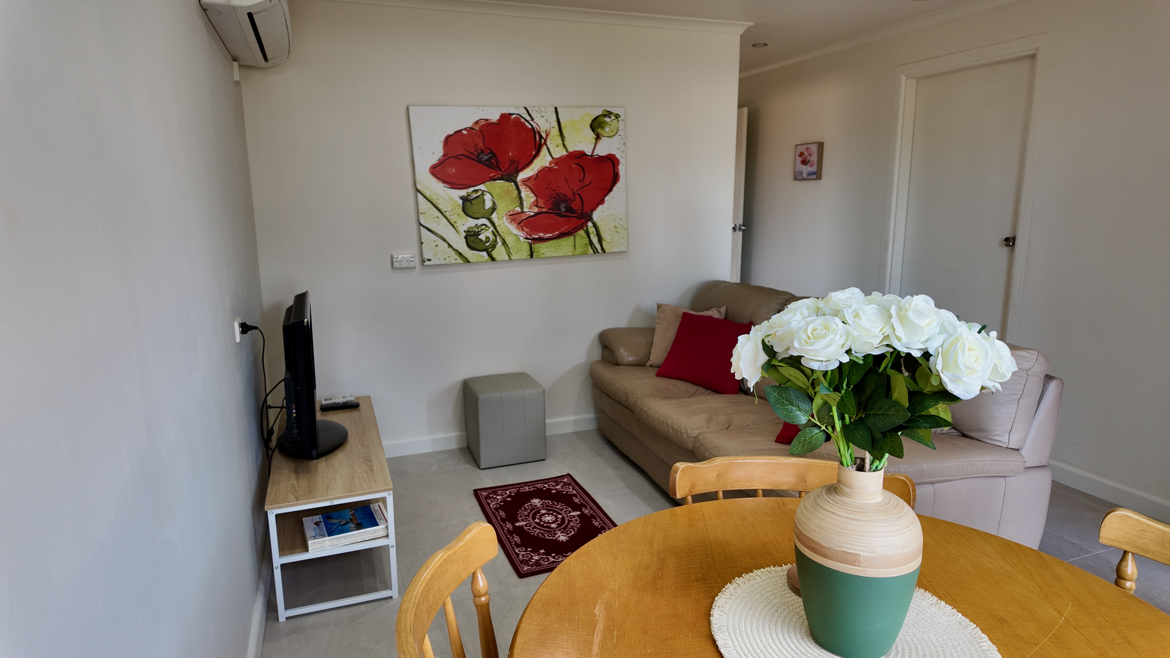 Griffith Northside Apartments Two Bedroom Living Room