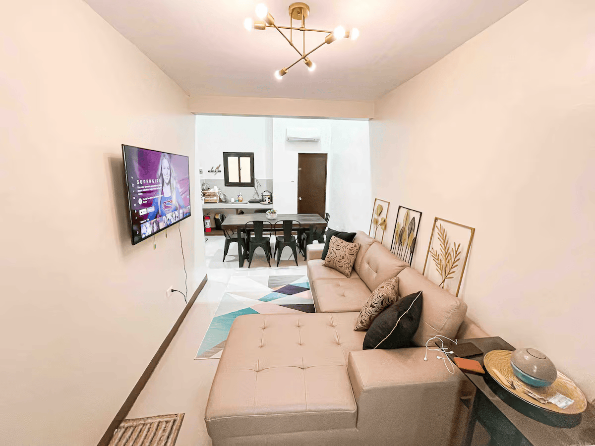 Cozy living area at The Cozy Lipa Luxe Escape