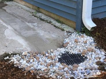 Downspout Drainage in Carmel